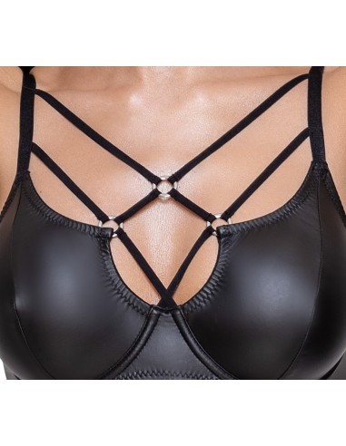 Set intimo 2 pz nero lucido S