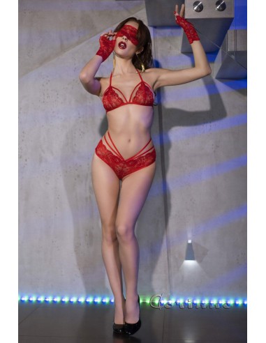 Completino intimo 4 pezzi in pizzo...