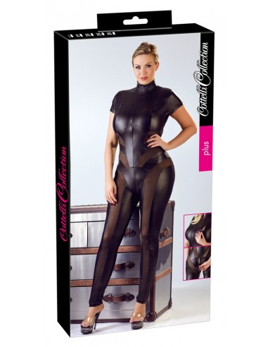 Tuta Donna jumpsuit with net XL