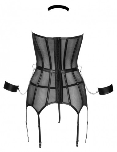 corsetto trasparente con barre...