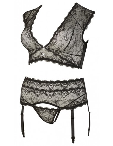 Bralette e reggicalze in morbido...