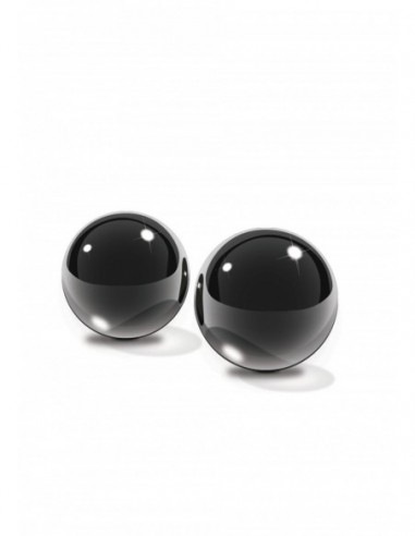 Black Glass Ben Wa Balls