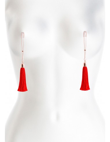 Morsetti per capezzoli Nipple Clamps red