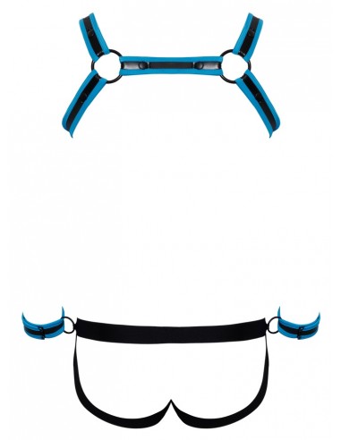 Jockslip con top lucido bicolore M