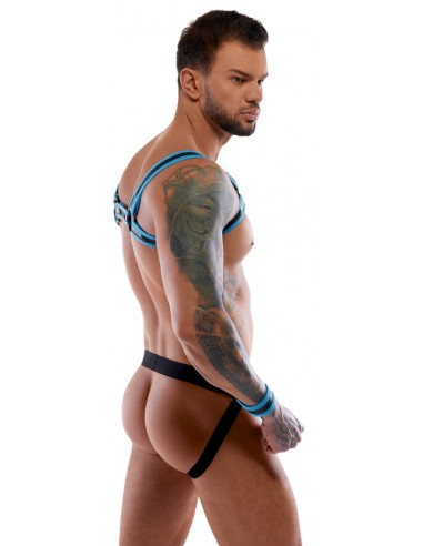 Jockslip con top lucido bicolore M