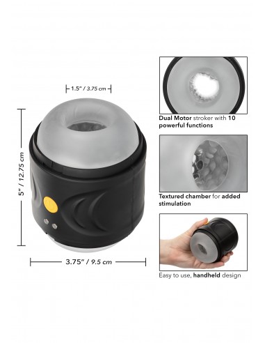 Masturbatore vibrante roteante...