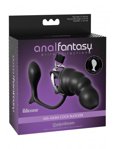 Cintura di castità con plug anale...