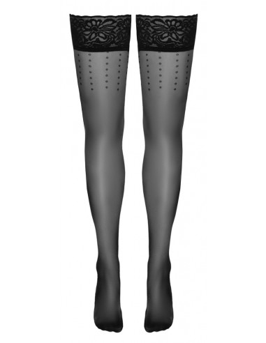 Calze autoreggenti Con tratteggio...