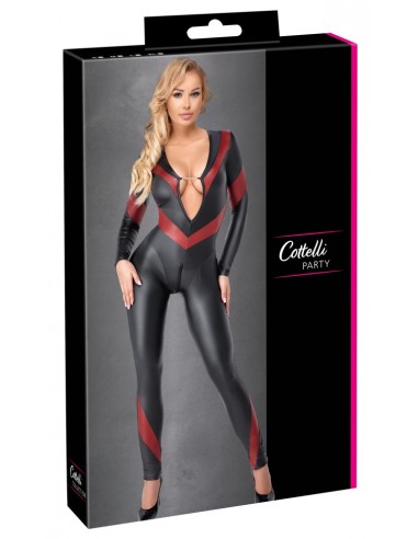 Tuta a maniche lunghe dal look opaco...