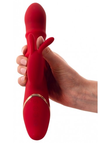 vibratore Rabbit con 3 anelli mobili