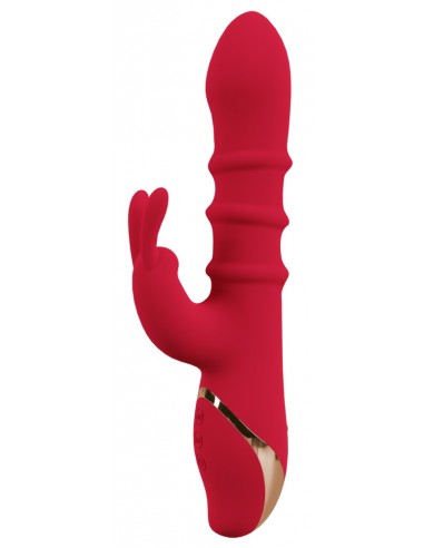 vibratore Rabbit con 3 anelli mobili