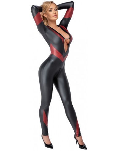 Tuta a maniche lunghe dal look opaco...