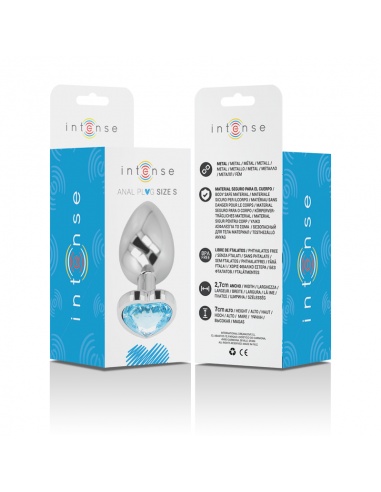 PLUG ANALE METALLO ALLUMINIO CUORE N...