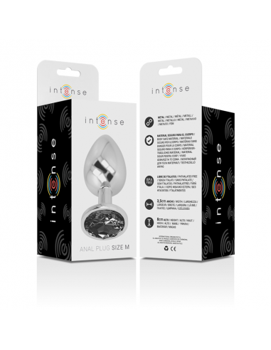 PLUG ANALE IN METALLO ALLUMINIO CON...