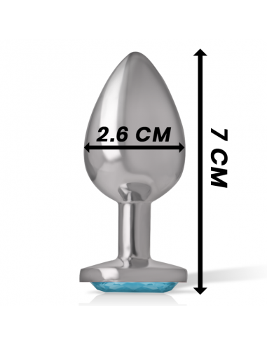 PLUG ANALE IN METALLO ALLUMINIO CON...