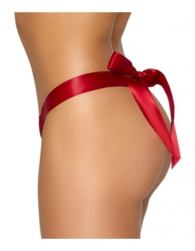 Perizoma rosso in morbido pizzo...