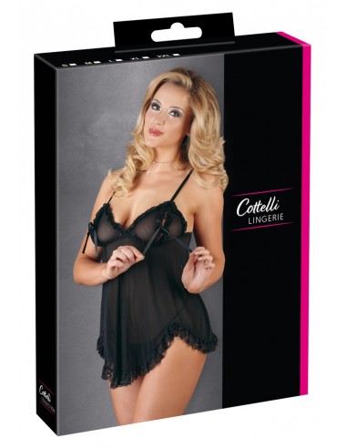 Babydoll con spalline regolabili e...