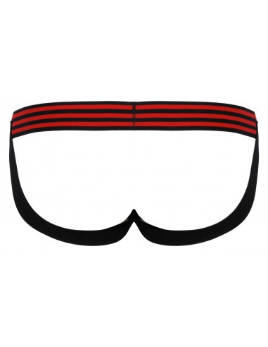 Jockstrap nero con contrasti rossi S/M