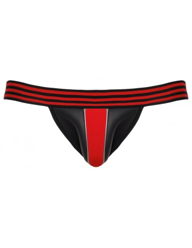 Jockstrap nero con contrasti rossi S/M