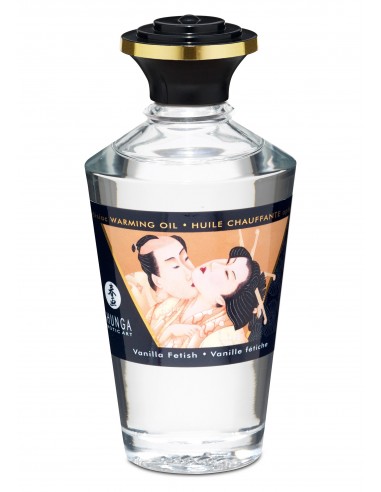 olio massaggio riscaldante per zone...