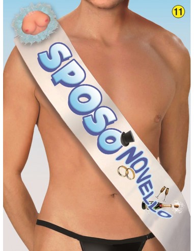FASCIA “SPOSO NOVELLO” CON APPLICAZIONE