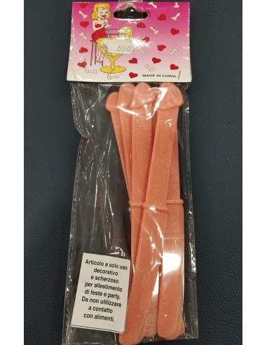 Set coltelli con manico a forma pene