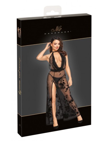 Abito lungo off-the-shoulder di Noir M