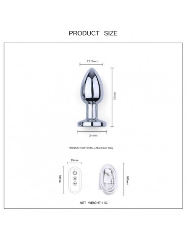 Plug in alluminio con LED posteriore...