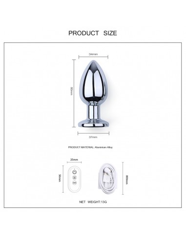 Plug in alluminio con LED posteriore...