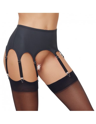 reggicalze alto 11 cm in look nero...