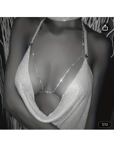 Catena argento per il corpo sexy...