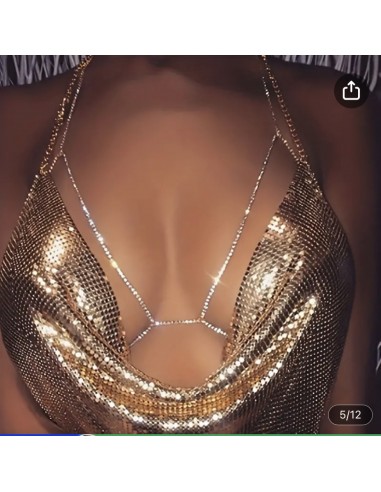 Catena argento per il corpo sexy...