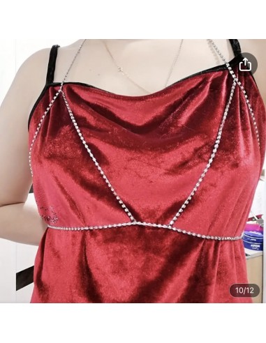 Catena argento per il corpo sexy...