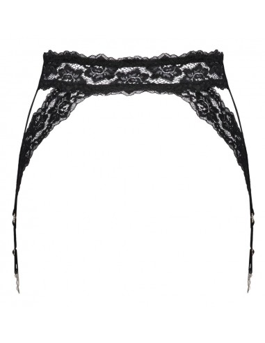 Reggicalze in pizzo nero dal taglio...