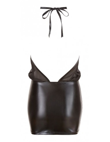 miniabito nero con portacollo per la...