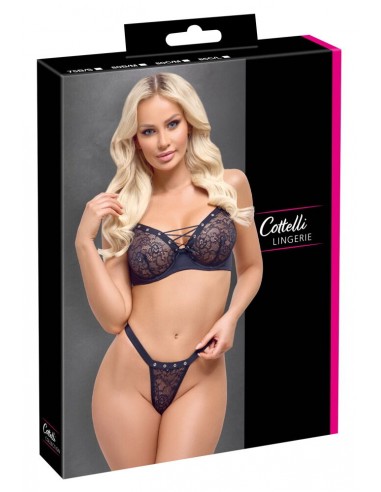 Reggiseno e perizoma con ferretto...