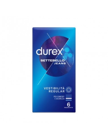 Profilattici Durex Settebello Jeans 6 pz