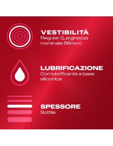 Profilattici Durex Supersottile 6 pz