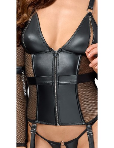 Set con camicia con reggicalze,...