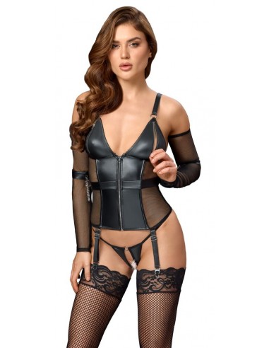 Set con camicia con reggicalze,...