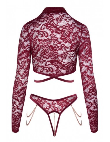 Eccitante set con top a maniche...