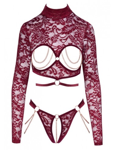 Eccitante set con top a maniche...