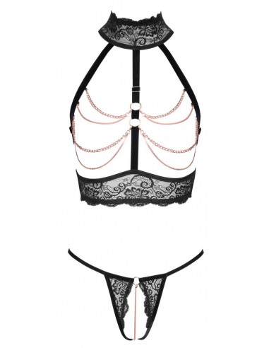 Eccitante set con top senza seno e...