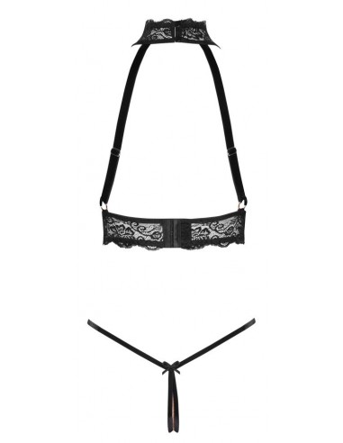 Eccitante set con top senza seno e...