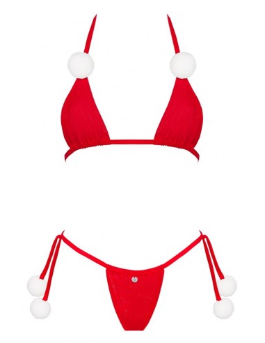 Set di lingerie rosso composto da...