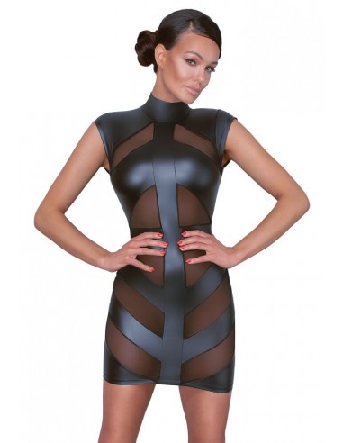 Abito corto in vita in look nero...