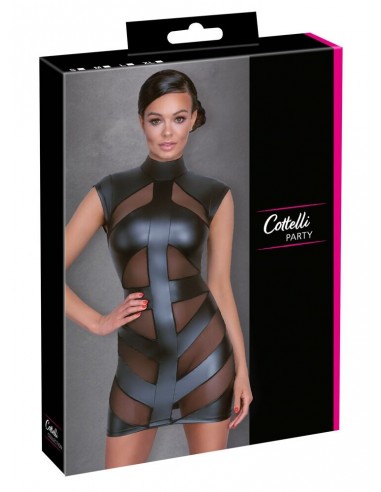 Abito corto in vita in look nero...