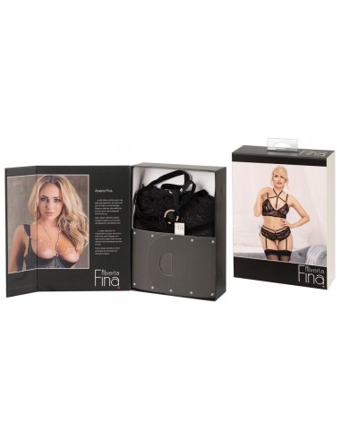 Ouvert bralette e mutandine con...