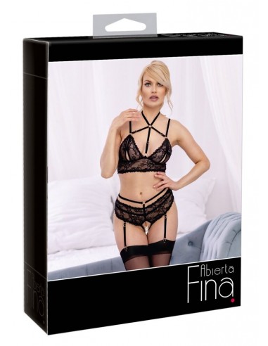 Ouvert bralette e mutandine con...