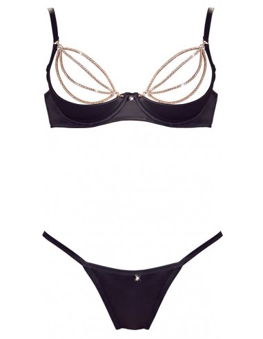 Nobile lingerie 2 pezzi in raso di...